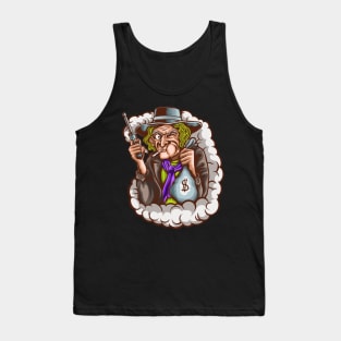 Cowboy Illustration Tank Top